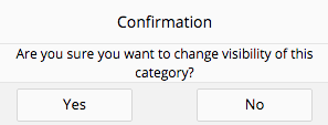 Requirements Category vis pop up